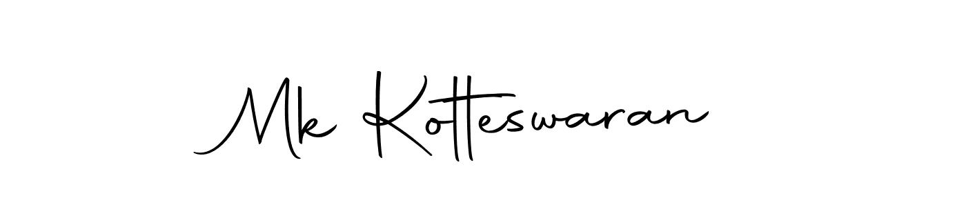 Create a beautiful signature design for name Mk Kotteswaran. With this signature (Autography-DOLnW) fonts, you can make a handwritten signature for free. Mk Kotteswaran signature style 10 images and pictures png