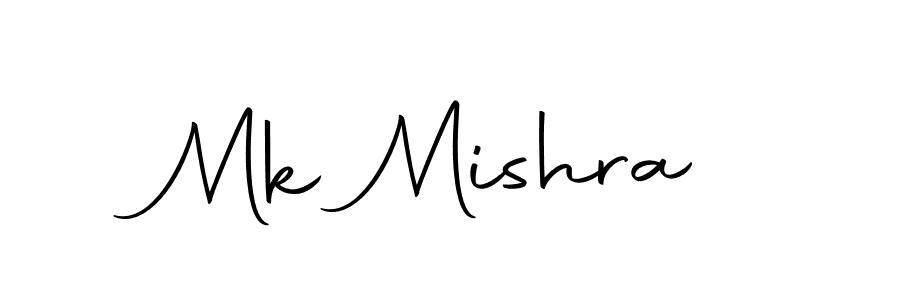 Create a beautiful signature design for name Mk Mishra. With this signature (Autography-DOLnW) fonts, you can make a handwritten signature for free. Mk Mishra signature style 10 images and pictures png