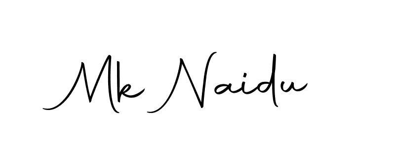Make a beautiful signature design for name Mk Naidu. With this signature (Autography-DOLnW) style, you can create a handwritten signature for free. Mk Naidu signature style 10 images and pictures png