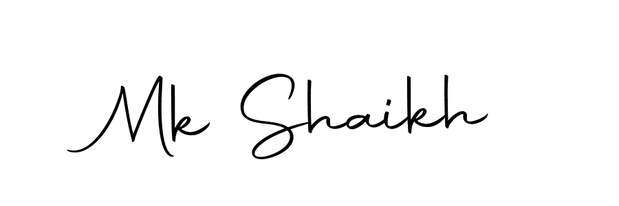 Also we have Mk Shaikh name is the best signature style. Create professional handwritten signature collection using Autography-DOLnW autograph style. Mk Shaikh signature style 10 images and pictures png