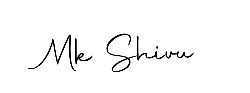 Similarly Autography-DOLnW is the best handwritten signature design. Signature creator online .You can use it as an online autograph creator for name Mk Shivu. Mk Shivu signature style 10 images and pictures png