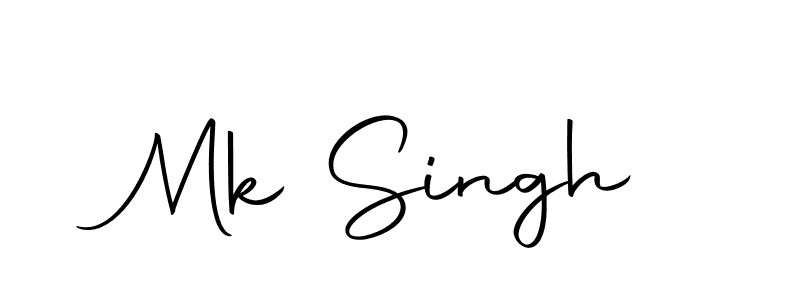 Design your own signature with our free online signature maker. With this signature software, you can create a handwritten (Autography-DOLnW) signature for name Mk Singh. Mk Singh signature style 10 images and pictures png