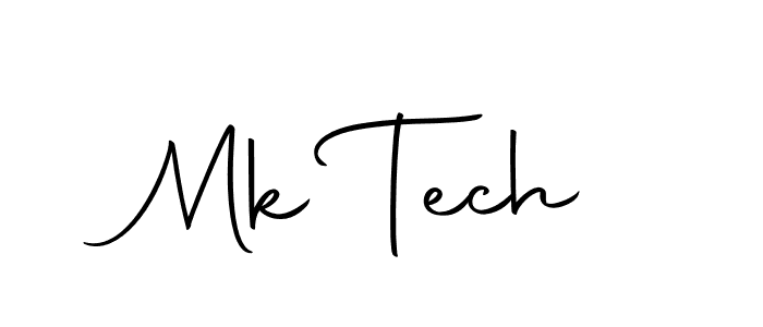 You should practise on your own different ways (Autography-DOLnW) to write your name (Mk Tech) in signature. don't let someone else do it for you. Mk Tech signature style 10 images and pictures png