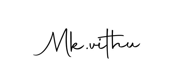 Make a beautiful signature design for name Mk.vithu. Use this online signature maker to create a handwritten signature for free. Mk.vithu signature style 10 images and pictures png