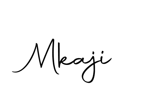 Create a beautiful signature design for name Mkaji. With this signature (Autography-DOLnW) fonts, you can make a handwritten signature for free. Mkaji signature style 10 images and pictures png