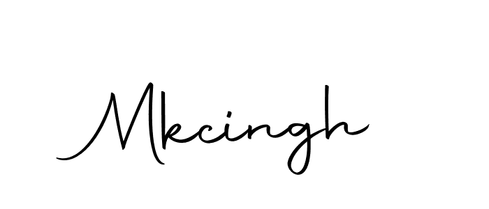 Design your own signature with our free online signature maker. With this signature software, you can create a handwritten (Autography-DOLnW) signature for name Mkcingh. Mkcingh signature style 10 images and pictures png