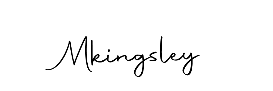 Make a beautiful signature design for name Mkingsley. With this signature (Autography-DOLnW) style, you can create a handwritten signature for free. Mkingsley signature style 10 images and pictures png