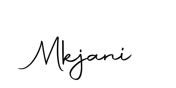 Create a beautiful signature design for name Mkjani. With this signature (Autography-DOLnW) fonts, you can make a handwritten signature for free. Mkjani signature style 10 images and pictures png