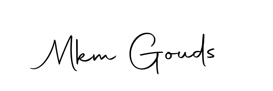 Also we have Mkm Gouds name is the best signature style. Create professional handwritten signature collection using Autography-DOLnW autograph style. Mkm Gouds signature style 10 images and pictures png