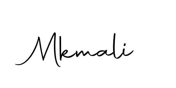Make a beautiful signature design for name Mkmali. With this signature (Autography-DOLnW) style, you can create a handwritten signature for free. Mkmali signature style 10 images and pictures png