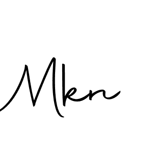 Mkn stylish signature style. Best Handwritten Sign (Autography-DOLnW) for my name. Handwritten Signature Collection Ideas for my name Mkn. Mkn signature style 10 images and pictures png