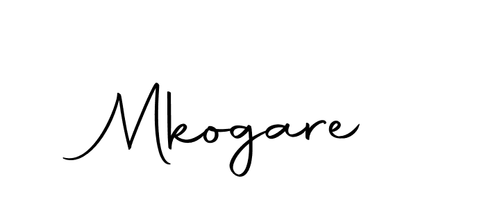 Design your own signature with our free online signature maker. With this signature software, you can create a handwritten (Autography-DOLnW) signature for name Mkogare. Mkogare signature style 10 images and pictures png