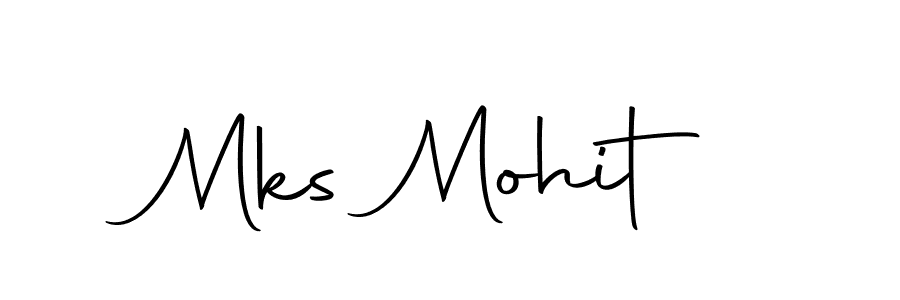 if you are searching for the best signature style for your name Mks Mohit. so please give up your signature search. here we have designed multiple signature styles  using Autography-DOLnW. Mks Mohit signature style 10 images and pictures png