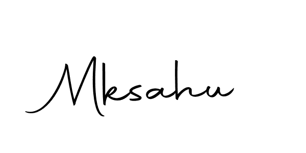 Also we have Mksahu name is the best signature style. Create professional handwritten signature collection using Autography-DOLnW autograph style. Mksahu signature style 10 images and pictures png