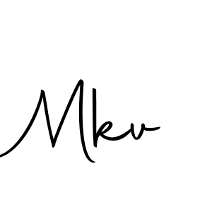 Use a signature maker to create a handwritten signature online. With this signature software, you can design (Autography-DOLnW) your own signature for name Mkv. Mkv signature style 10 images and pictures png