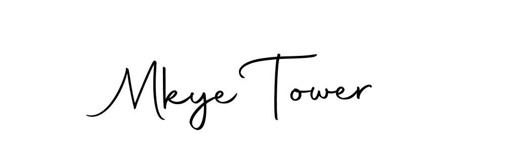 Similarly Autography-DOLnW is the best handwritten signature design. Signature creator online .You can use it as an online autograph creator for name Mkye Tower. Mkye Tower signature style 10 images and pictures png