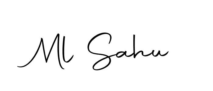 It looks lik you need a new signature style for name Ml Sahu. Design unique handwritten (Autography-DOLnW) signature with our free signature maker in just a few clicks. Ml Sahu signature style 10 images and pictures png