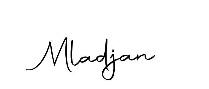 Use a signature maker to create a handwritten signature online. With this signature software, you can design (Autography-DOLnW) your own signature for name Mladjan. Mladjan signature style 10 images and pictures png