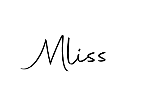 if you are searching for the best signature style for your name Mliss. so please give up your signature search. here we have designed multiple signature styles  using Autography-DOLnW. Mliss signature style 10 images and pictures png