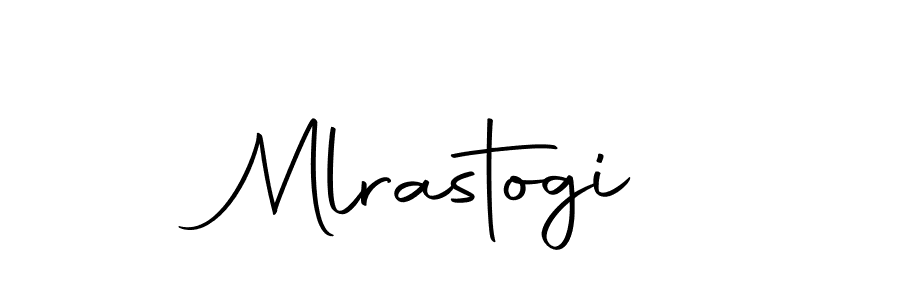 How to make Mlrastogi name signature. Use Autography-DOLnW style for creating short signs online. This is the latest handwritten sign. Mlrastogi signature style 10 images and pictures png