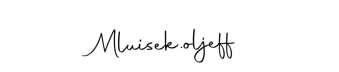 Also we have Mluisek.oljeff name is the best signature style. Create professional handwritten signature collection using Autography-DOLnW autograph style. Mluisek.oljeff signature style 10 images and pictures png