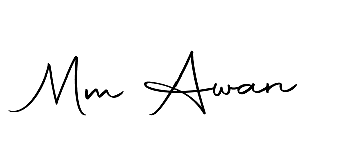 It looks lik you need a new signature style for name Mm Awan. Design unique handwritten (Autography-DOLnW) signature with our free signature maker in just a few clicks. Mm Awan signature style 10 images and pictures png