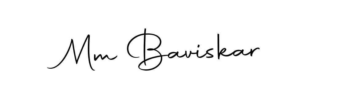 Use a signature maker to create a handwritten signature online. With this signature software, you can design (Autography-DOLnW) your own signature for name Mm Baviskar. Mm Baviskar signature style 10 images and pictures png