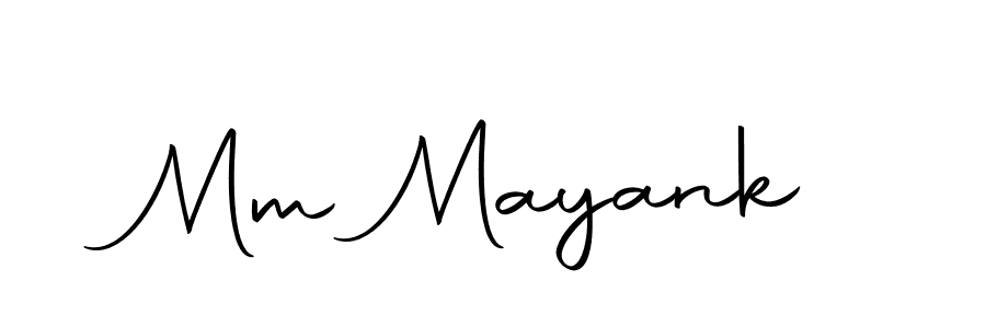 Use a signature maker to create a handwritten signature online. With this signature software, you can design (Autography-DOLnW) your own signature for name Mm Mayank. Mm Mayank signature style 10 images and pictures png