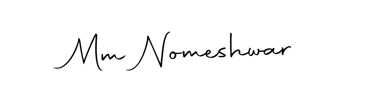 Mm Nomeshwar stylish signature style. Best Handwritten Sign (Autography-DOLnW) for my name. Handwritten Signature Collection Ideas for my name Mm Nomeshwar. Mm Nomeshwar signature style 10 images and pictures png
