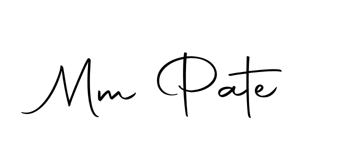 Mm Pate stylish signature style. Best Handwritten Sign (Autography-DOLnW) for my name. Handwritten Signature Collection Ideas for my name Mm Pate. Mm Pate signature style 10 images and pictures png