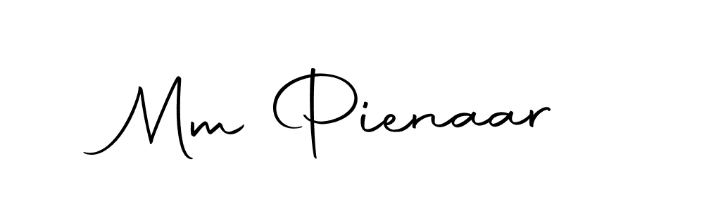 Make a short Mm Pienaar signature style. Manage your documents anywhere anytime using Autography-DOLnW. Create and add eSignatures, submit forms, share and send files easily. Mm Pienaar signature style 10 images and pictures png