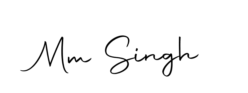 Similarly Autography-DOLnW is the best handwritten signature design. Signature creator online .You can use it as an online autograph creator for name Mm Singh. Mm Singh signature style 10 images and pictures png