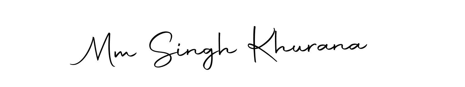 The best way (Autography-DOLnW) to make a short signature is to pick only two or three words in your name. The name Mm Singh Khurana include a total of six letters. For converting this name. Mm Singh Khurana signature style 10 images and pictures png