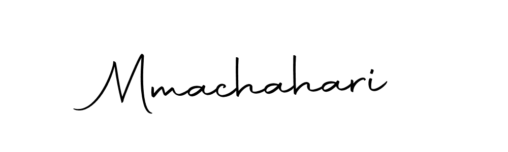 Use a signature maker to create a handwritten signature online. With this signature software, you can design (Autography-DOLnW) your own signature for name Mmachahari. Mmachahari signature style 10 images and pictures png