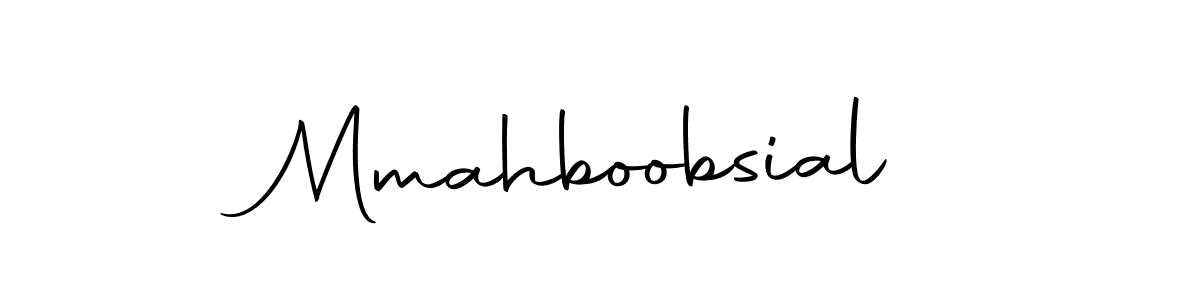 Make a beautiful signature design for name Mmahboobsial. Use this online signature maker to create a handwritten signature for free. Mmahboobsial signature style 10 images and pictures png