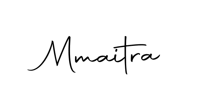 Use a signature maker to create a handwritten signature online. With this signature software, you can design (Autography-DOLnW) your own signature for name Mmaitra. Mmaitra signature style 10 images and pictures png