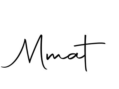 The best way (Autography-DOLnW) to make a short signature is to pick only two or three words in your name. The name Mmat include a total of six letters. For converting this name. Mmat signature style 10 images and pictures png