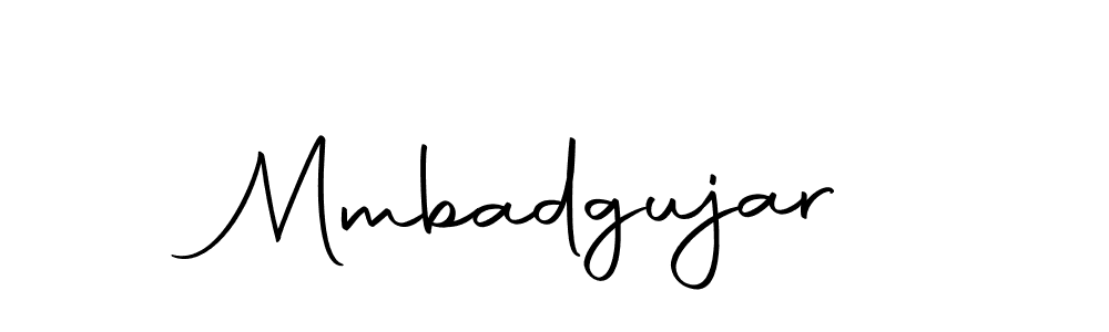 Create a beautiful signature design for name Mmbadgujar. With this signature (Autography-DOLnW) fonts, you can make a handwritten signature for free. Mmbadgujar signature style 10 images and pictures png