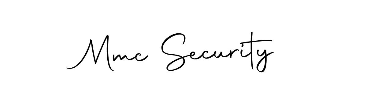 Make a beautiful signature design for name Mmc Security. Use this online signature maker to create a handwritten signature for free. Mmc Security signature style 10 images and pictures png