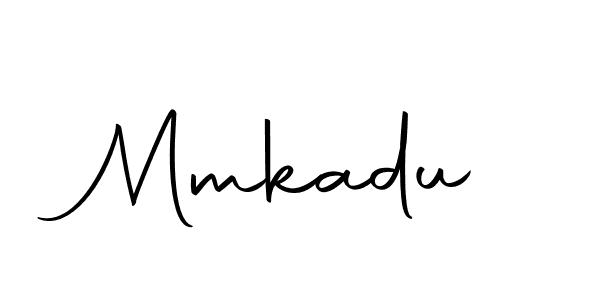 Design your own signature with our free online signature maker. With this signature software, you can create a handwritten (Autography-DOLnW) signature for name Mmkadu. Mmkadu signature style 10 images and pictures png