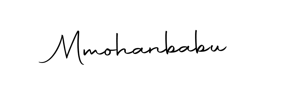 Make a beautiful signature design for name Mmohanbabu. With this signature (Autography-DOLnW) style, you can create a handwritten signature for free. Mmohanbabu signature style 10 images and pictures png