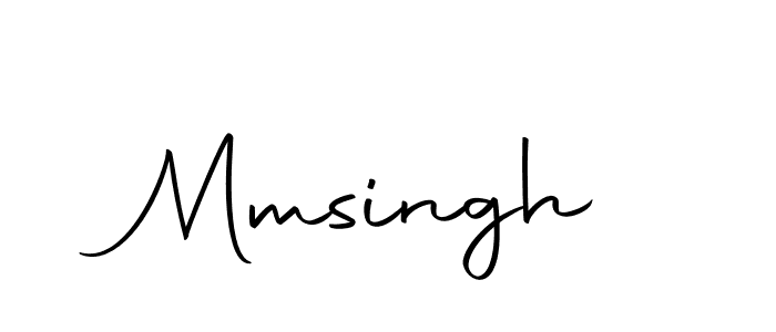 Make a beautiful signature design for name Mmsingh. With this signature (Autography-DOLnW) style, you can create a handwritten signature for free. Mmsingh signature style 10 images and pictures png