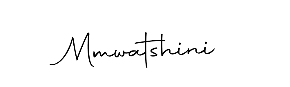 Make a beautiful signature design for name Mmwatshini. With this signature (Autography-DOLnW) style, you can create a handwritten signature for free. Mmwatshini signature style 10 images and pictures png