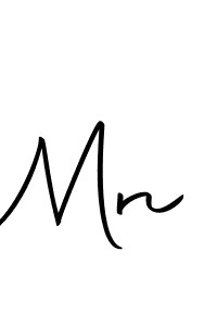 Create a beautiful signature design for name Mn. With this signature (Autography-DOLnW) fonts, you can make a handwritten signature for free. Mn signature style 10 images and pictures png
