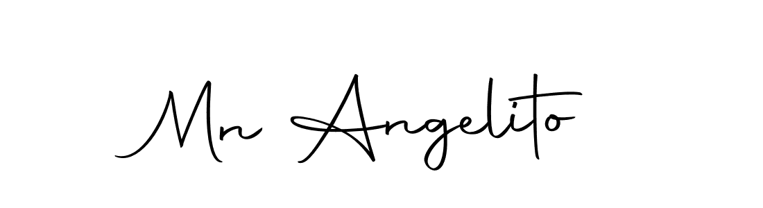 You should practise on your own different ways (Autography-DOLnW) to write your name (Mn Angelito) in signature. don't let someone else do it for you. Mn Angelito signature style 10 images and pictures png