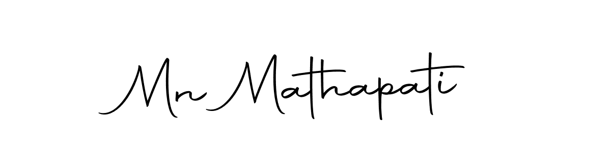 Mn Mathapati stylish signature style. Best Handwritten Sign (Autography-DOLnW) for my name. Handwritten Signature Collection Ideas for my name Mn Mathapati. Mn Mathapati signature style 10 images and pictures png