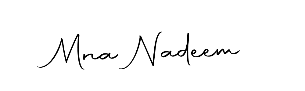 It looks lik you need a new signature style for name Mna Nadeem. Design unique handwritten (Autography-DOLnW) signature with our free signature maker in just a few clicks. Mna Nadeem signature style 10 images and pictures png