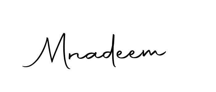if you are searching for the best signature style for your name Mnadeem. so please give up your signature search. here we have designed multiple signature styles  using Autography-DOLnW. Mnadeem signature style 10 images and pictures png