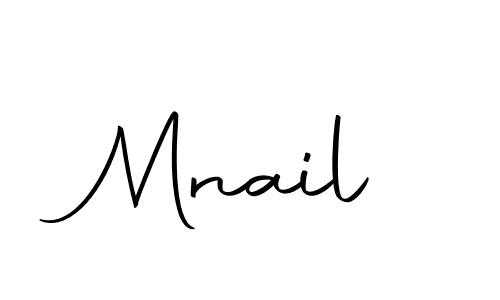 Also we have Mnail name is the best signature style. Create professional handwritten signature collection using Autography-DOLnW autograph style. Mnail signature style 10 images and pictures png