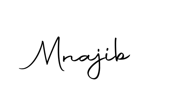 Make a beautiful signature design for name Mnajib. Use this online signature maker to create a handwritten signature for free. Mnajib signature style 10 images and pictures png